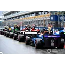 Lego-машинка команди Williams на парадному крузі минулого року