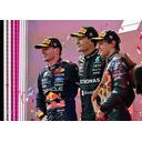 Andrea Kimi Antonelli, Mercedes, Max Verstappen, Red Bull Racing, George Russell, Mercedes