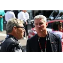 Bernd Maylander, FIA Safety Car Driver, and David Coulthard talk.