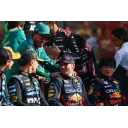 Ландо Норріс з McLaren, Макс Ферстаппен з Red Bull Racing, Фернандо Алонсо з Aston Martin Racing