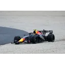 Isack Hadjar in the Red Bull car